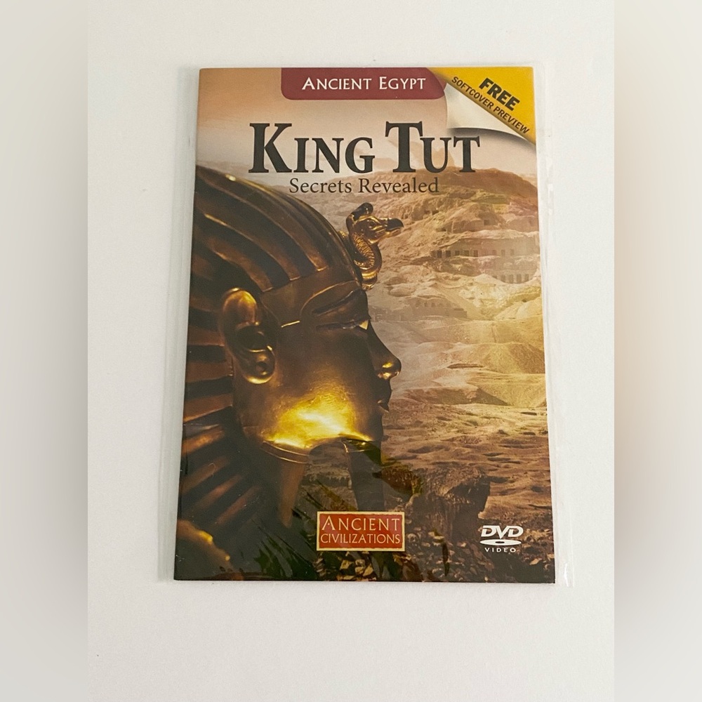 Ancient Egypt "King Tut: Secrets Revealed" History Channel DVD Softcover Preview